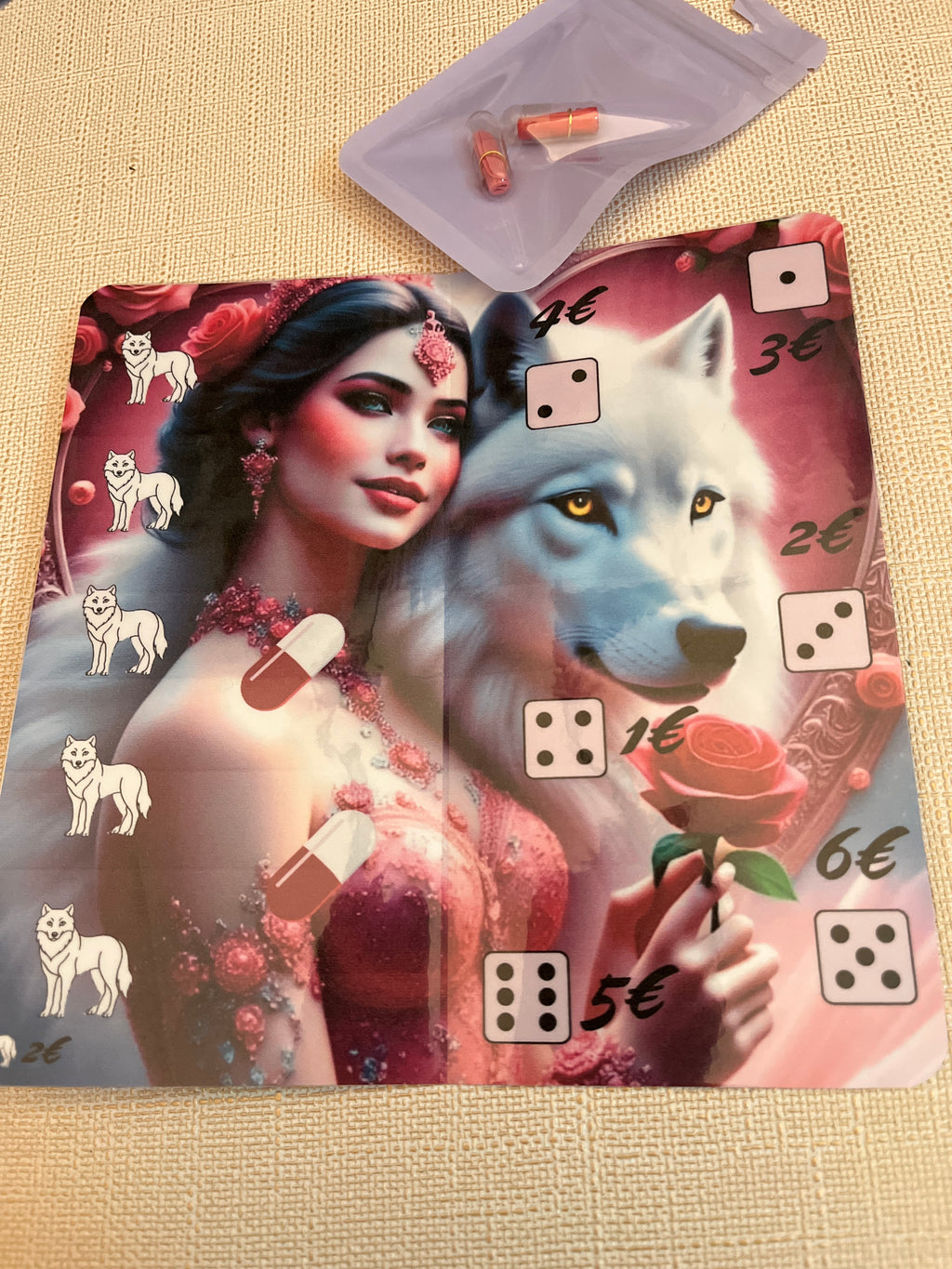 Rose et Loup Enchanté