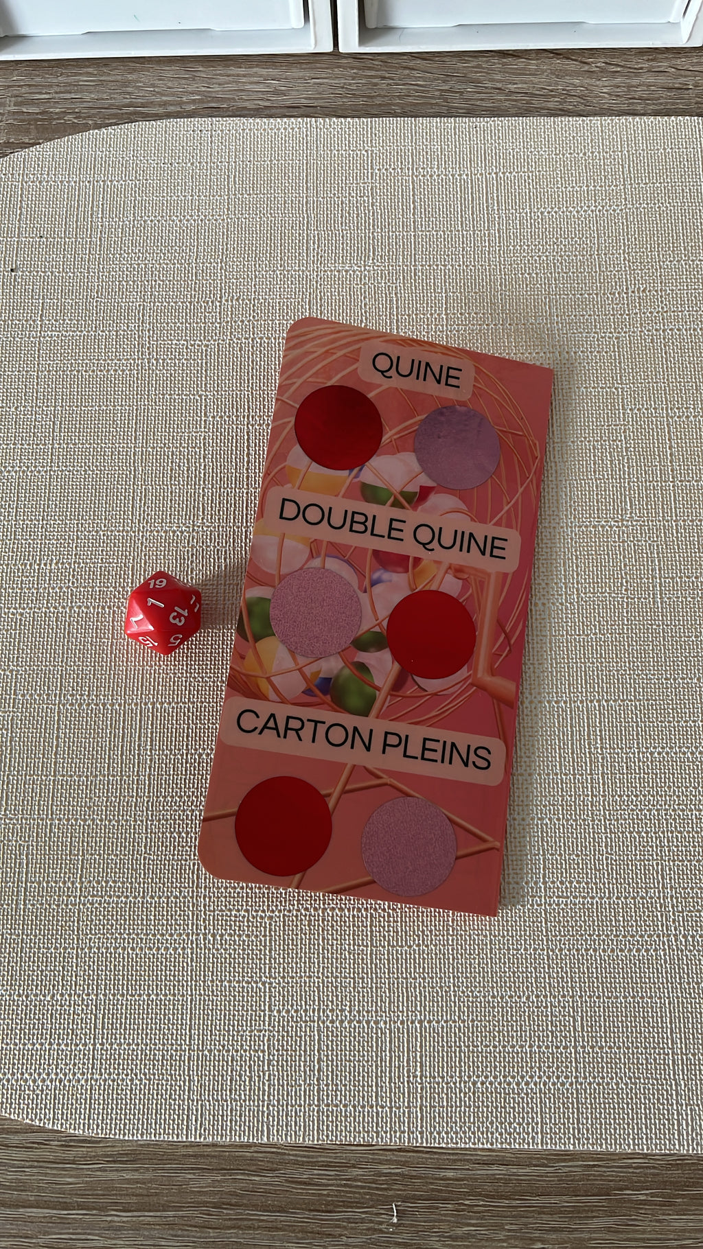 Loto de 1 à 20