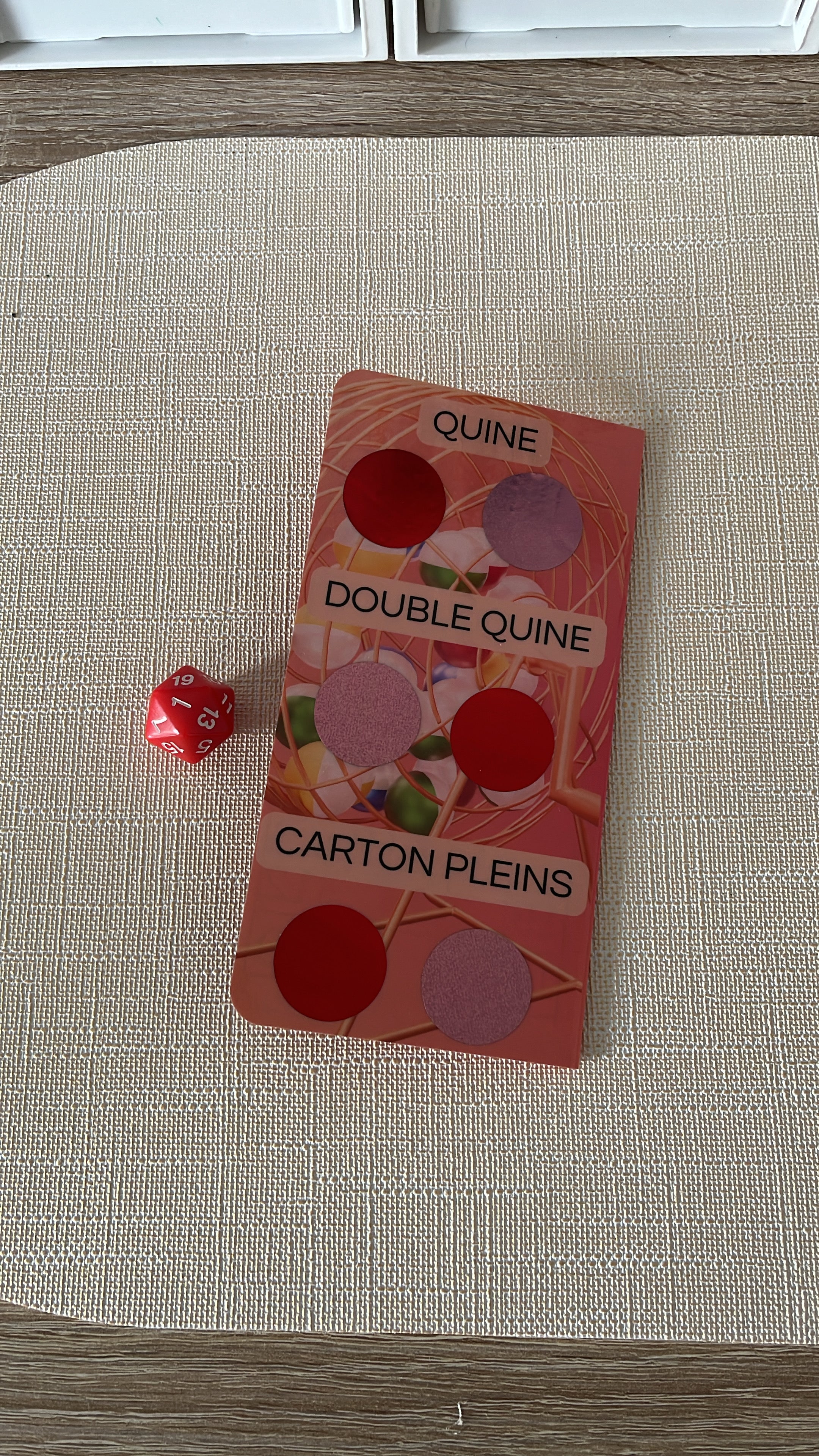 Loto de 1 à 20